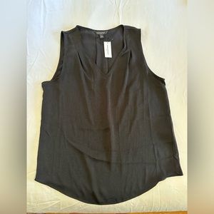 Banana Republic Black Crepe Sleeveless Blouse